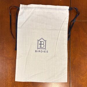 Birdies Cream Bag with Navy Logo